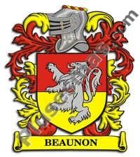 Escudo del apellido Beaunon