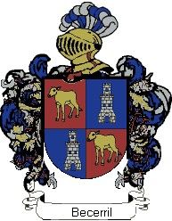 Escudo del apellido Becerril