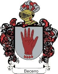 Escudo del apellido Becerro