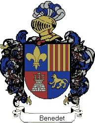 Escudo del apellido Benedet