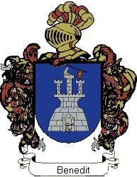 Escudo del apellido Benedit