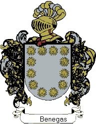 Escudo del apellido Benegas