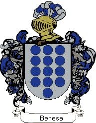 Escudo del apellido Benesa