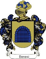 Escudo del apellido Benesi