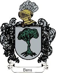 Escudo del apellido Bens