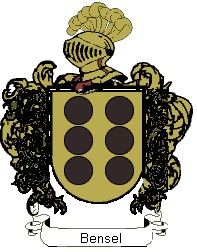 Escudo del apellido Bensel