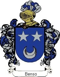 Escudo del apellido Benso