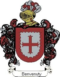 Escudo del apellido Benvenuty