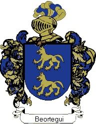 Escudo del apellido Beortegui