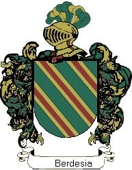 Escudo del apellido Berdesia