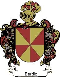 Escudo del apellido Berdia