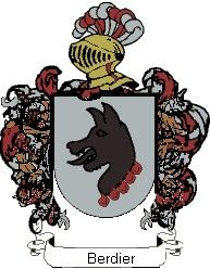 Escudo del apellido Berdier