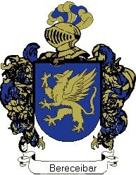 Escudo del apellido Bereceibar