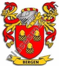 Escudo del apellido Bergen