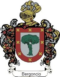 Escudo del apellido Bergoncio