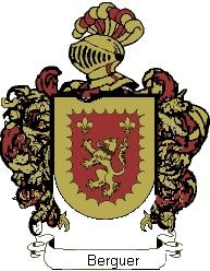 Escudo del apellido Berguer