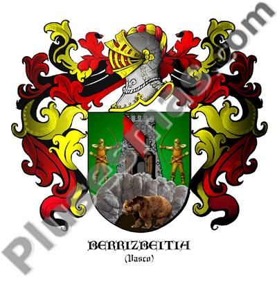 Escudo del apellido Berrizbeitia