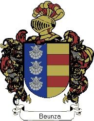 Escudo del apellido Beunza