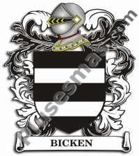 Escudo del apellido Bicken