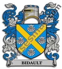 Escudo del apellido Bidault