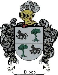 Escudo del apellido Bilbao