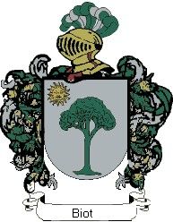 Escudo del apellido Biot