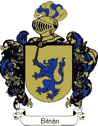 Escudo del apellido Bitrián