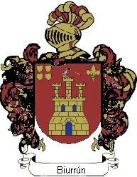 Escudo del apellido Biurrún