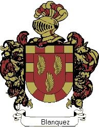 Escudo del apellido Blanquez