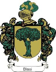 Escudo del apellido Blasi