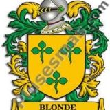 Escudo del apellido Blonde