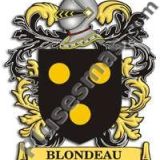 Escudo del apellido Blondeau