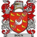 Escudo del apellido Boun