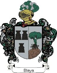 Escudo del apellido Blaya