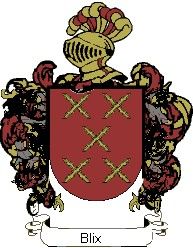 Escudo del apellido Blix