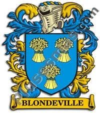 Escudo del apellido Blondeville