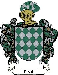 Escudo del apellido Blosi