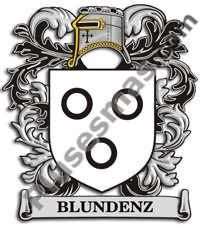 Escudo del apellido Blundenz