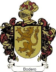 Escudo del apellido Bodero