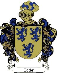 Escudo del apellido Bodet