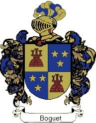 Escudo del apellido Boguet