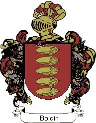 Escudo del apellido Boidín