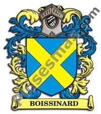 Escudo del apellido Boissinard