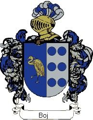 Escudo del apellido Boj