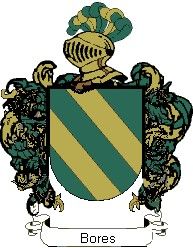 Escudo del apellido Bores