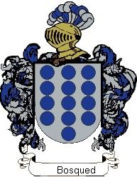 Escudo del apellido Bosqued