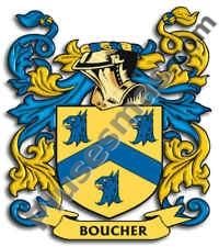 Escudo del apellido Boucher