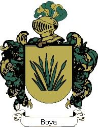 Escudo del apellido Boya