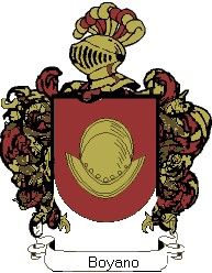 Escudo del apellido Boyano