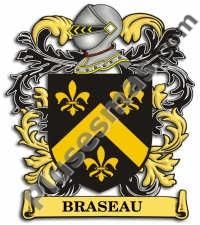 Escudo del apellido Braseau